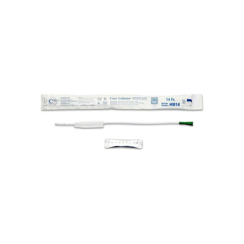 Convatec - Cure Hydrophilic - Hm14 - Catheter Urethral Straight Tip Coated Plastic 14 Fr 16 Inch - Case/300