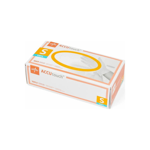 Medline - Accutouch - Mds192074h - Glove,Exam,Vinyl,Synthetic,Pf,Lf,Sm - Box/100