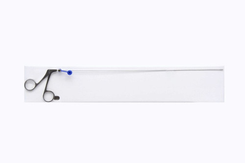 Olympus America - A4825 - Grasping Forceps 14 - 3/4 Inch Length Surgical Grade Stainless Steel Nonsterile Finger Ring Handle 7 Fr Semi Rigid Shark Teeth Tips - Each