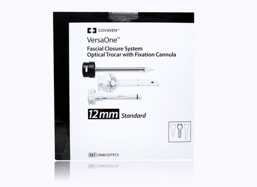 Medtronic - Versaone Facial Closure System - Onb12Stfcs - Mitg Bladeless Optical Trocar With Fixation Cannula 12 Mm Diameter - Box/6