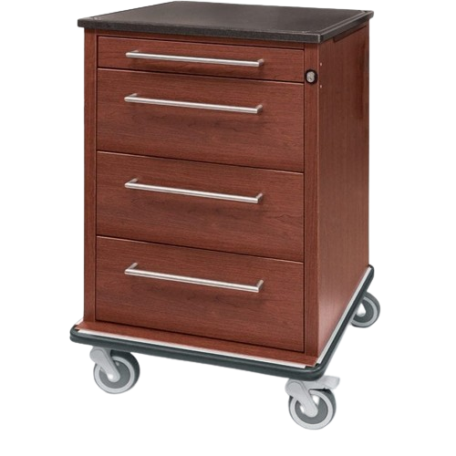 Capsa Healthcare - Vintage Encore Series - M6Pc-C-Pm-D103-U103 - Medication Cart 43 - 1/2 X 21.7 Inch White Ash - Each