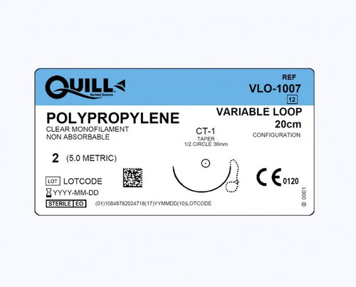 Surgical Specialties - Vlo-1007 - Suture, Quill Barbed Pp 2 Ud Ct - 1 1/2" Cir 36Mm - Box/12