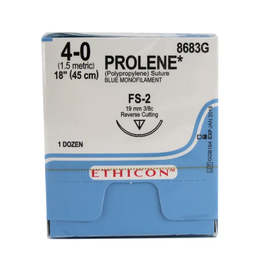 Johnson & - J Healthcare Systems - Epm8731 - Suture, Polypropylene Prolene 7 - 0 Blu 4X30" - Box/12