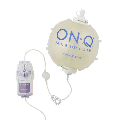 Avanos Medical - On-Q - Cb6004 - Sales Elastomeric Pump Gravity Disposable 600 Ml Capacity Volume 2 To 14 / Hr Flow Rate Without Display - Case/5