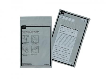 Medline - Dyndpve912 - Bag,Patient Valuables,9.25x14.5",2.8mil - Each