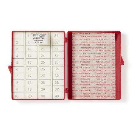 Medline - Dynjnc40a - Counter,Needle,Foam/Adhesive,40coun - Carton/40