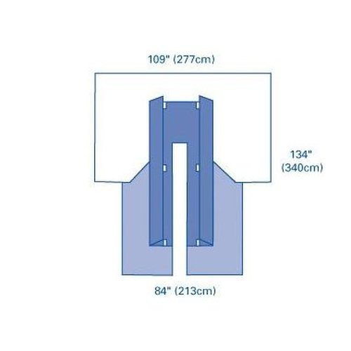 Medline - Dynjp4020 - Pack,Cardiovascular,Drape,Gown - Case/3