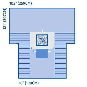 Medline - Dynjp6101H - Drape,C-Section,W/Pouch - Each