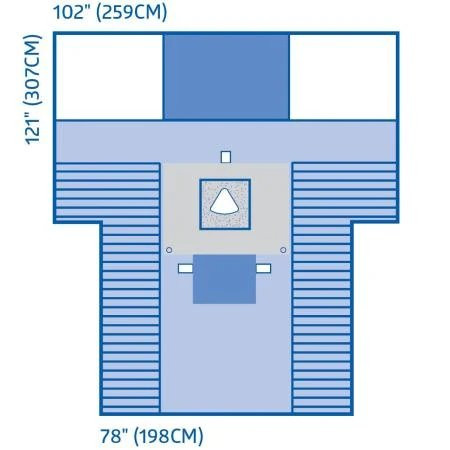 Medline - Dynjp6106 - Drape,C-Sec,Fen,Clear Scrn,Wire - Case/7