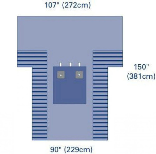 Medline - Dynjp8016 - Drape,Extremity,Bilateral,Orthomax - Case/8