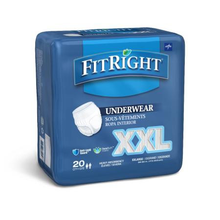 Medline - Fit700az - Underwear,Protective,Fitright,Xxl,68 - Each