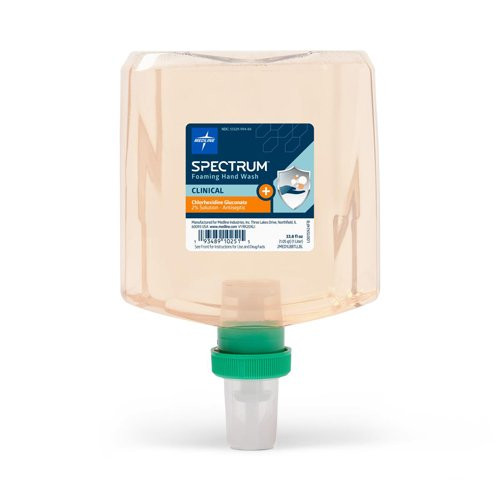 Medline - Hhchg1000fm - 2% Chg Antibacterial Hand Soap, Foam, 1l - Each