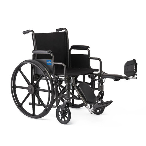 Medline - K1166n22e - Wheelchair,K1,16",Sb Dla, Elr Foot - Each