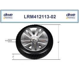 Drive Devilbiss Healthcare - Lrm412113-02 - Medical Rearwheelassy,Spitfire1320/1420,Gen2 - Each