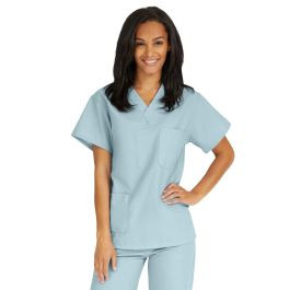 Medline - M610ntz3xl-Cm - Top,Scrub,Rev,2pkt,Misty,Mdl-Cc,3xl - Each