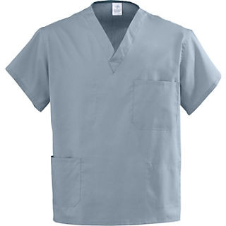 Medline - M610ntz5xl-Ca - Top,Scrub,Rev,2pkt,Misty,Ang-Cc,5xl - Each