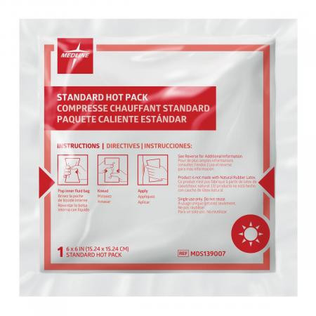 Medline - Mds139007 - Pack,Hot,Instant,6"x6" - Each