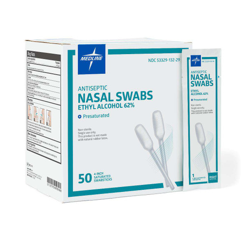 Medline - Mds1971 - Swabs, Antiseptic, Alc Nasal Single Swab - Each