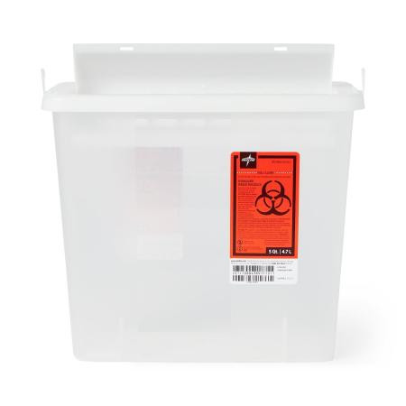Medline - Mds705154 - Container, Sharps, 5 Qt,Clear,Wall Mount - Each