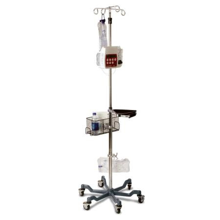 Medline - Mds80600gry - Pole,Iv,Hd,Quick Release Caster,Gray Bse - Each
