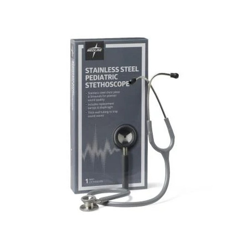 Medline - Mds92200 - Stethoscope, Pediatric, Stnlss Stl - Each