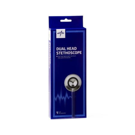 Medline - Mds926203cs - Stethoscope,Dual-Head,Blue - Each