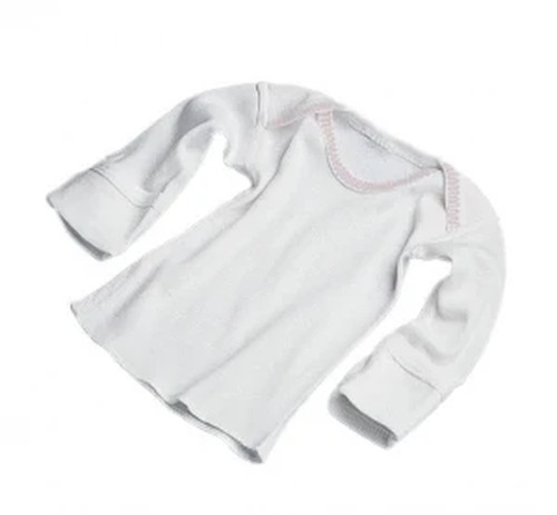 Medline - Mdt2112601 - Shirt,Baby,Slipover,Mitten Cuff,Wht - Each