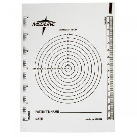 Medline - Msc1234H - Guide,Measuring,Wound - Each