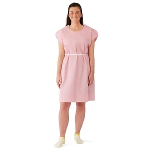 Medline - Non24252 - Gown,Patient,Deluxe,T /P/T,Mauve, 30x42" - Each
