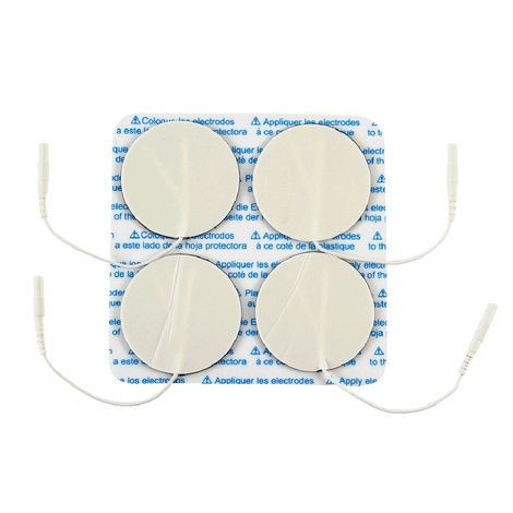 Bodymed - Npp619 - White Foam Carbon Electrodes - PACK/4