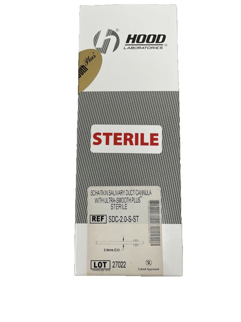 Hood Laboratories - Sdc-2.0-S-St - Schaitkin Salivary Duct Cannula - Each