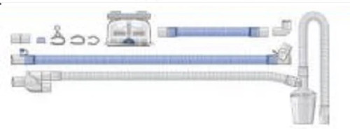Fisher & Paykel - Rt-Series - Rt215 - Ventilator Circuit Dual Limb Adult Without Breathing Bag Heated - Package/10