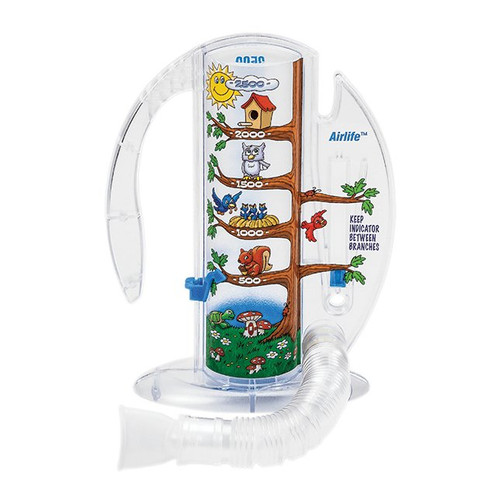 Salter Labs - Airlife - 001903A - Volumetric Incentive Spirometer With One - Way Valve, 2500 Ml Capacity - Each