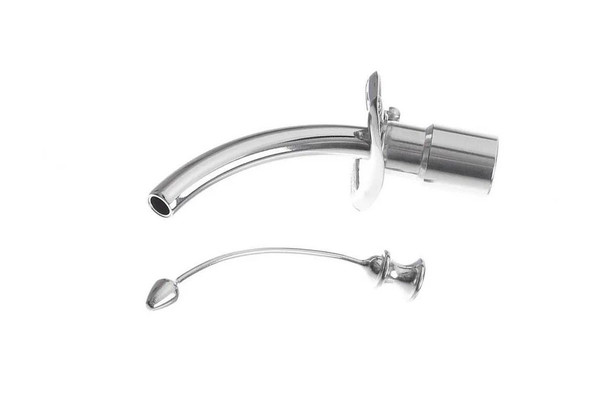 Teleflex - 518125 - Jackson Original Tracheostomy Tube, #4, Regular, Stainless Steel - Each