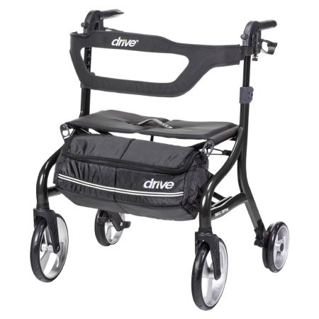 Drive Devilbiss Healthcare - Nitro Sprint - 102662Bk - Medical - 4 Wheel Rollator Black Folding Aluminum Frame - Each