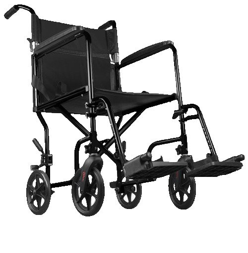 Drive Devilbiss Healthcare - C48-00080 - Medical Black Swing - Away Footrest F 700 - 844,1P - Pair