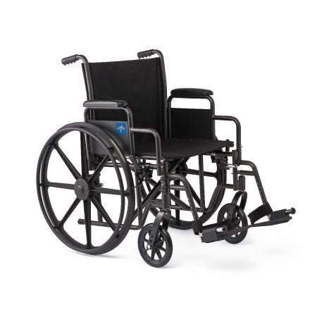 Medline - K1166n22s - Wheelchair,K1,16",Sb Dla,S/A Foot - Each