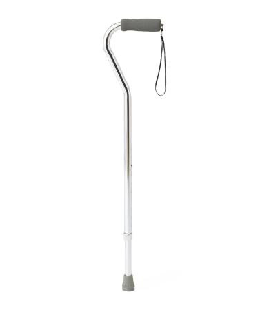 Medline - Mds86420chrw - Cane, Offset, Chrome, Aluminum - Each