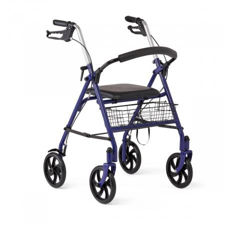 Medline - Mds86860ebs8 - Rollator, W/Basket 8", Blue - Each