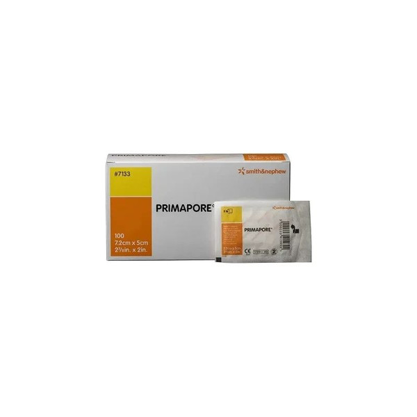 Smith & Nephew - 7133 - Peripheral Iv Adhesive Dressing, 2¾" X 2", Pad Size 40Mm 27Mm, (Us Only) - Pkg/1