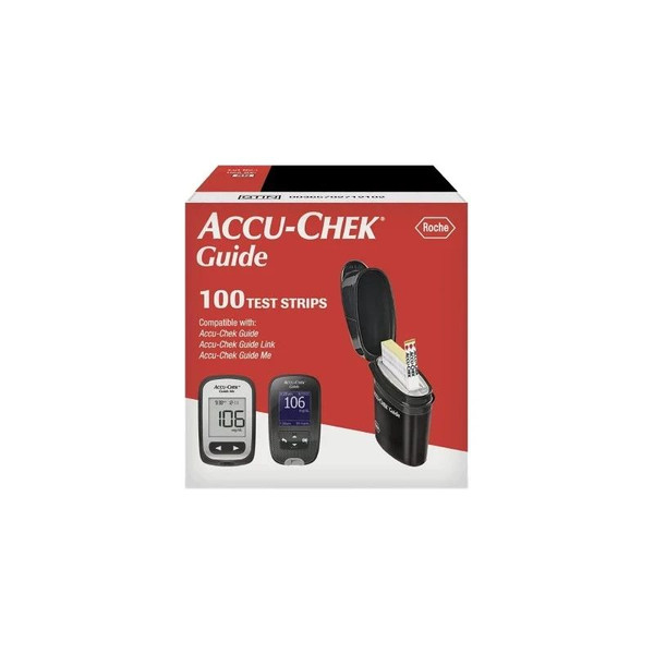 Roche - Accu-Chek - 07453744001 - Blood Glucose Test Strips  Pack - Case/2400