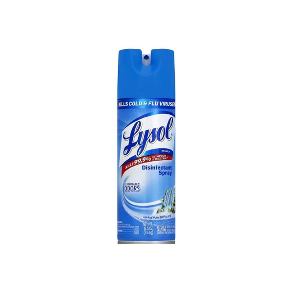 Lagasse - Lysol - Rac02845 - Surface Disinfectant Alcohol Based Aerosol Spray Liquid 12.5 Oz Can Spring Waterfall Scent Nonsterile - Case/12