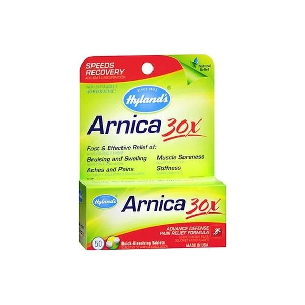 Hyland - 35497332661 - Pain Relief 30X Strength Arnica Montana Tablet Bottle - Each