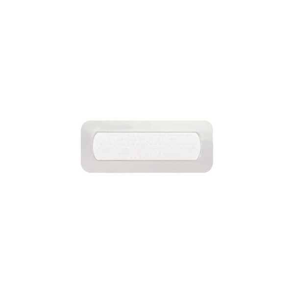 Molnlycke Health Care - Mepilex Ag - 496605 - Border Post - Op Foam Dressing 4 X 12 Inch With Film Backing Silicone Adhesive Rectangle Sterile - Case/25