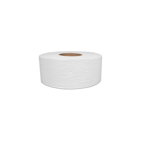 Rj Schinner - Millennium Mor-Soft - M29 - Co - Toilet Tissue White 2 - Ply Jumbo Size Cored Roll Continuous Sheet 9 Inch X 700 Foot - Case/12