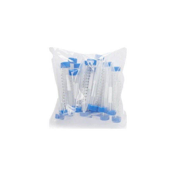 Mckesson - 177-6285 - Centrifuge Tube Conical Bottom Plain 17 X 120 Mm 15 Ml Blue Screw Cap Polypropylene - Case/500