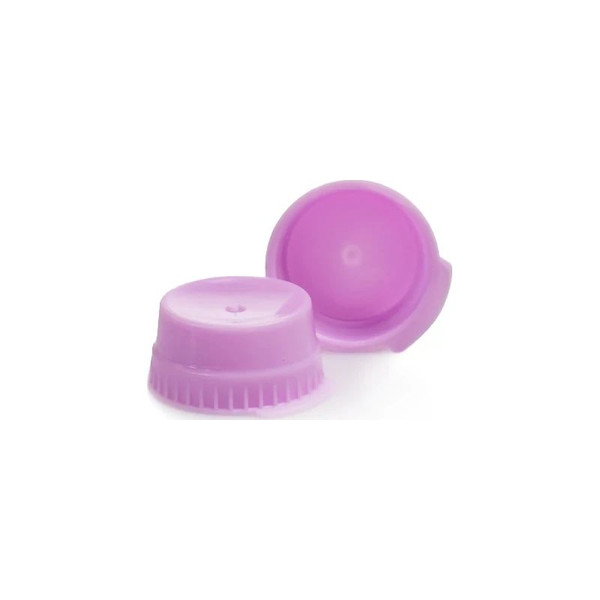 Mckesson - 177-113148L - Tube Closure Polyethylene Snap Cap Lavender 16 Mm For Use With Blood Drawing Tubes Glass Test Plastic Culture Nonsterile - Bag/1000