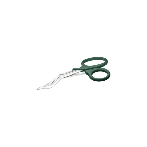 Mckesson - 320Dgmm - Medicut Trauma Shears Green 7 - 1/4 Inch Length Medical Grade Stainless Steel Finger Ring Handle Blunt Tip / - Case/10