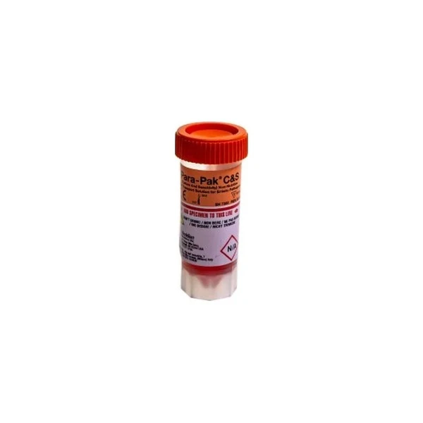 Cardinal Health - Ecofix - Chb901312 - Stool Specimen Container 15 Ml (0.5 Oz.) Screw Cap With Sampling Device Warning Label / Storage Instructions Nonsterile - Case/6
