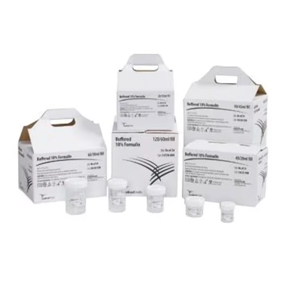 Cardinal Health - C4320-450C - Prefilled Formalin Container 450 Ml Fill In 900 (30 Oz.) Screw Cap Biohazard Symbol Nonsterile - Case/9
